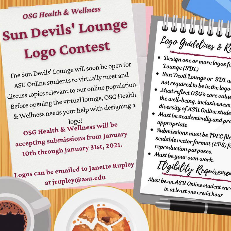 Lounge Logo Contest Poster